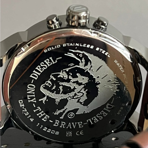 DZ7314 - Diesel Men’s Mr. Daddy 2.0 Brown Leather Watch - Picture 12 of 13